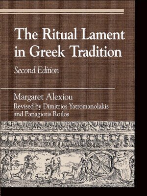 cover image of The Ritual Lament in Greek Tradition